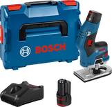 Ασύρματο ρούτερ παλάμης Bosch GKF 12V-8 με θήκη και φορτιστή.