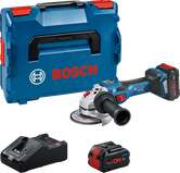 Σετ γωνιακού τροχού μπαταρίας Bosch GWS 18V-15 SC.