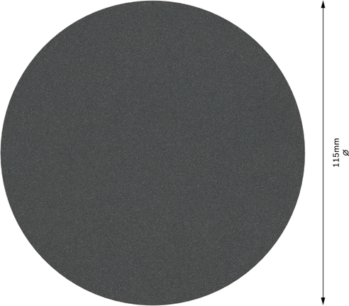 Δίσκος λείανσης Bosch PRO F355 115mm G240 για λεπτό τρίψιμο.