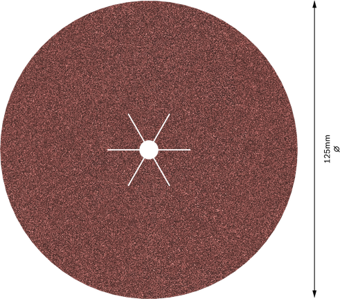 Φύλλο λείανσης Bosch PRO F460 125mm G120 για λειαντήρες.