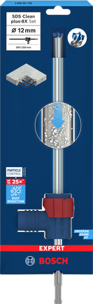 Σετ τρυπανιών Bosch SDS Clean plus-8X 12 mm.