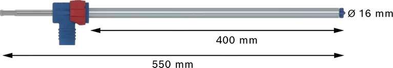 Bosch EXPERT SDS Clean plus-8X Κρουστικό τρυπάνι 16x400x550.