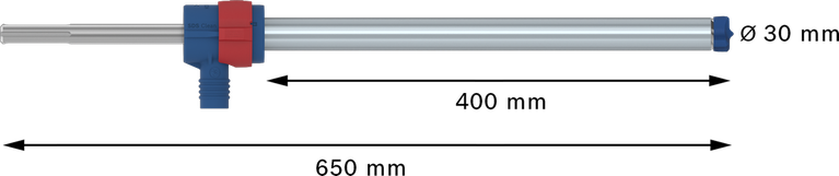 Bosch EXPERT SDS max-8X Κρουστικό τρυπάνι 30x400x650 mm.