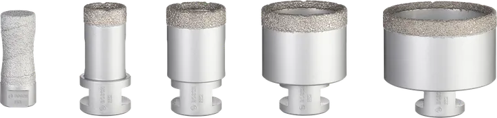 Σετ κοπτικών ξηρού πυρήνα Bosch PRO 5 τεμαχίων με διάμετρο 20-68 mm.