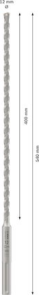 Bosch PRO SDS max-4 Κρουστικό τρυπάνι 12x400x540 mm.