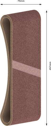 Ταινία λείανσης Bosch PRO X440 75x457mm με κόκκωση 120.