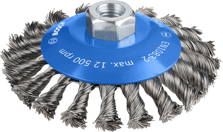 Βουρτσάκι κωνικής κοπής Bosch PRO Metal βαριάς χρήσης 115 mm για μέταλλο.