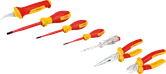 Σετ χειροκίνητων εργαλείων Bosch VDE 7 τεμαχίων με μονωμένες λαβές.