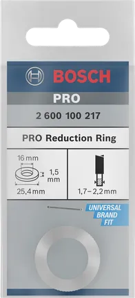 Δακτύλιος μείωσης Bosch PRO 25,4×16 mm.