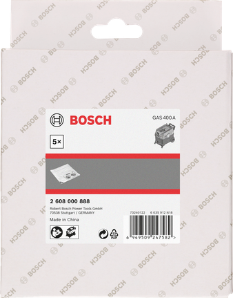 Σακούλα απόρριψης Bosch GAS 400A 5×.