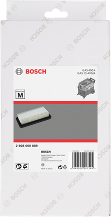 Επίπεδο πτυχωτό φίλτρο Bosch PES.