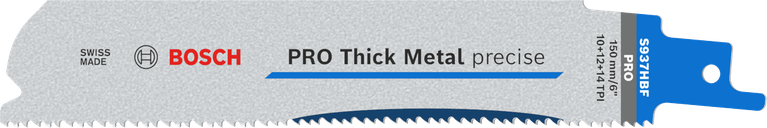 Λάμα ακριβείας Bosch PRO Thick Metal S937HBF με σχέδιο δοντιών 3x3.