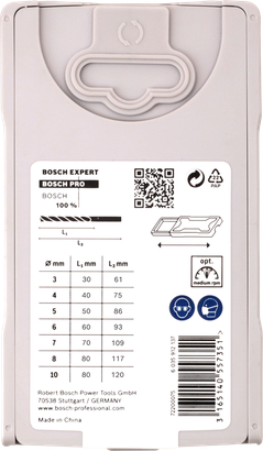 Σετ τρυπανιών Bosch PRO με μύτη ξύλου 7 τεμάχια.