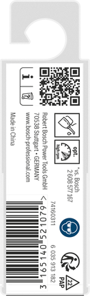 Bosch PRO Ανοξείδωτο ατσάλι HSS-Co Σπειροειδές τρυπάνι 1 mm.