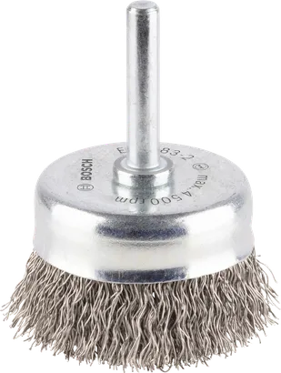 Βούρτσα καθαρισμού κυπέλλων Bosch PRO από ανοξείδωτο ατσάλι, με πτυχωτό σύρμα.