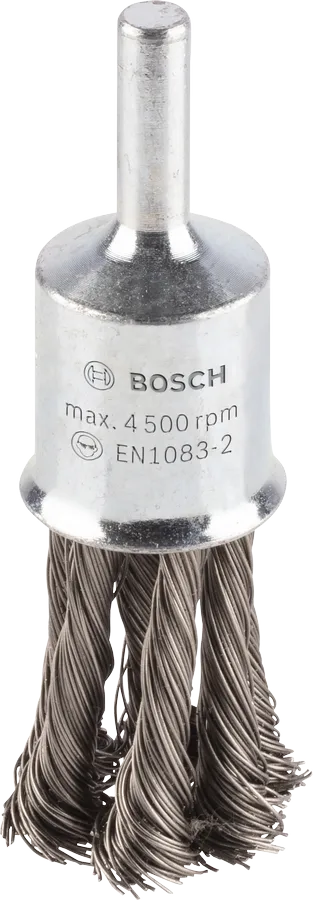 Βούρτσα Bosch PRO από ανοξείδωτο ατσάλι με βαριά άκρη, με κόμπους.
