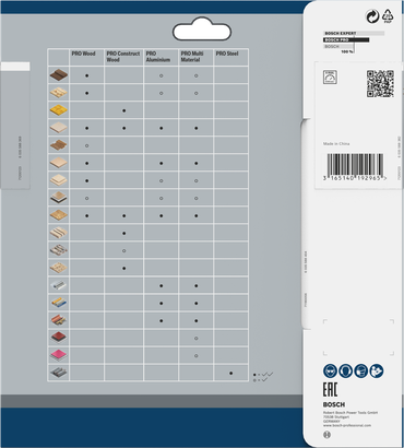 Λεπίδα κυκλικού πριονιού Bosch PRO Multi Material 184 x 2,4 x 30 mm.