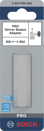 Προσαρμογέας καλαθιού ανάδευσης Bosch PRO M14 σε B16.