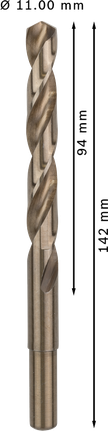 Ελικοειδές τρυπάνι Bosch PRO HSS-Co 11 mm από ανοξείδωτο χάλυβα.