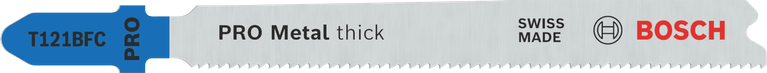 Λάμα σέγας Bosch PRO Metal με χοντρό πάχος T121BFC για κοπή μετάλλου.