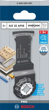 Λάμα κοπής βυθιζόμενης κοπής Bosch PRO AIZ 32 APIB 32×50mm 5 τεμ.