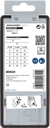 Σετ τρυπανιών με μύτη για ξύλο Bosch PRO 5 τεμάχια.