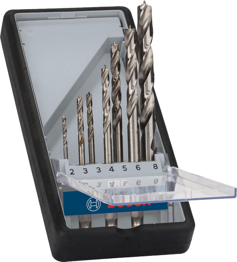 Σετ τρυπανιών Bosch PRO Wood HSS Brad Point 7 τεμ.