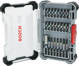 Σετ κατσαβιδιών κρούσης Bosch PRO 24 τεμαχίων σε θήκη αποθήκευσης.