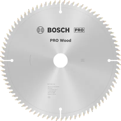 Κυκλική πριονόλαμα Bosch PRO Wood T80 για ακριβείς κοπές.