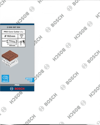 Κόφτης πυρήνα Bosch PRO στεγνός 162×150 mm.