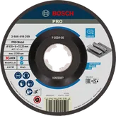 Δίσκος λείανσης Bosch PRO Metal Bonded 125 mm X-Lock.