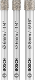 Σετ ξηρών τρυπανιών Bosch PRO Κεραμικά 6mm και 8mm.
