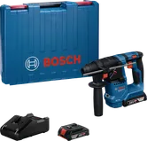 Περιστροφικό κρουστικό δράπανο Bosch GBH 18V-18 με θήκη και μπαταρία.