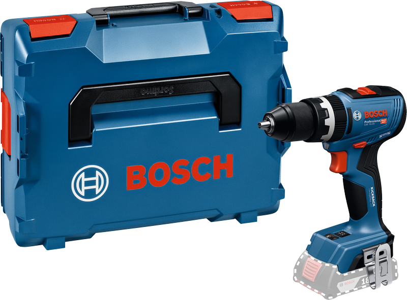 Ασύρματο δράπανο Bosch GSB 18V-65 με θήκη.