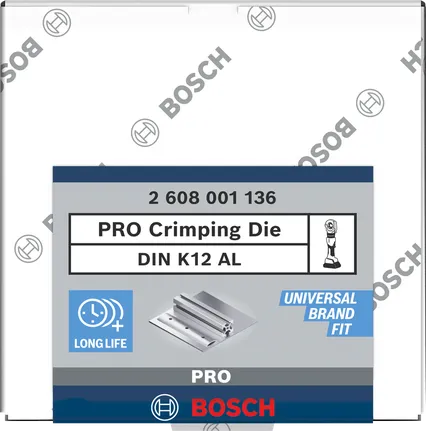 Bosch PRO Crimping Die DIN K12 AL.