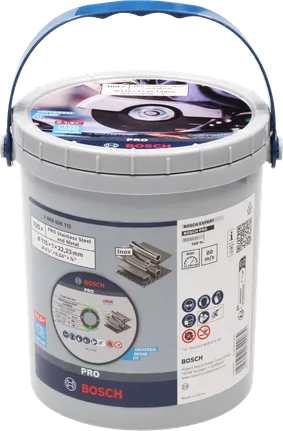 Δίσκος κοπής από ανοξείδωτο χάλυβα Bosch PRO, συσκευασία 115 x 1 mm.