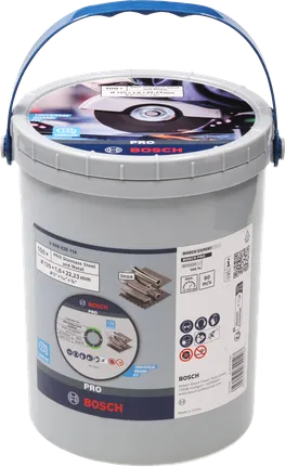 Σετ δίσκων κοπής από ανοξείδωτο χάλυβα Bosch PRO, 125 mm.