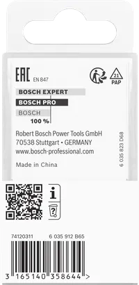 Μύτη φρέζας Bosch PRO με εγκοπή 8 mm.