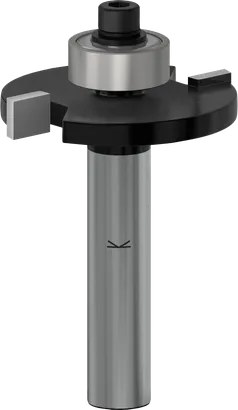 Μύτη φρέζας Bosch PRO με εγκοπή, στέλεχος 8 mm για κοπή εγκοπών.