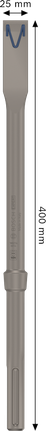 Επίπεδη καλέμι Bosch EXPERT SDS max-8C 25x400 mm.