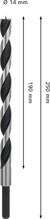 Τρυπάνι Bosch PRO για ξύλο 14 x 250 mm.