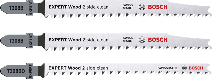 Σετ λεπίδων σέγας 2 πλευρών Bosch EXPERT Wood, 3 τεμάχια.