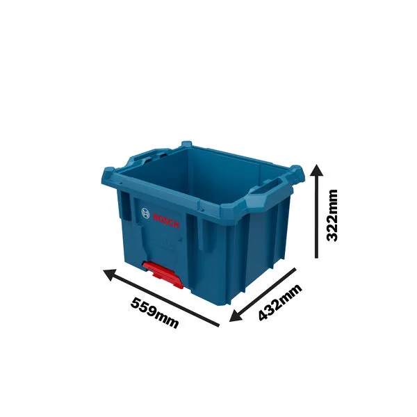 Κιβώτιο Bosch L-BOXX Contractor, θήκη μεταφοράς που στοιβάζεται.
