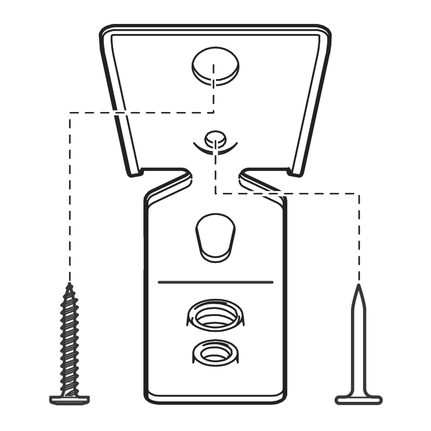 Συγκρότημα μεταλλικής κρεμάστρας.