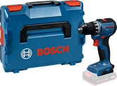Ασύρματο δράπανο Bosch GSR18V-52 με μπλε θήκη μεταφοράς.