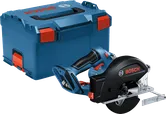 Ασύρματο κυκλικό πριόνι μετάλλου Bosch GKM 18V-50 με θήκη.