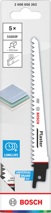 Σετ λεπίδων σοβά Bosch S628DF, BIM για μεγάλη διάρκεια ζωής.
