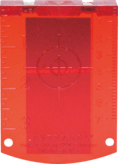 Πίνακας στόχου λέιζερ (κόκκινος)