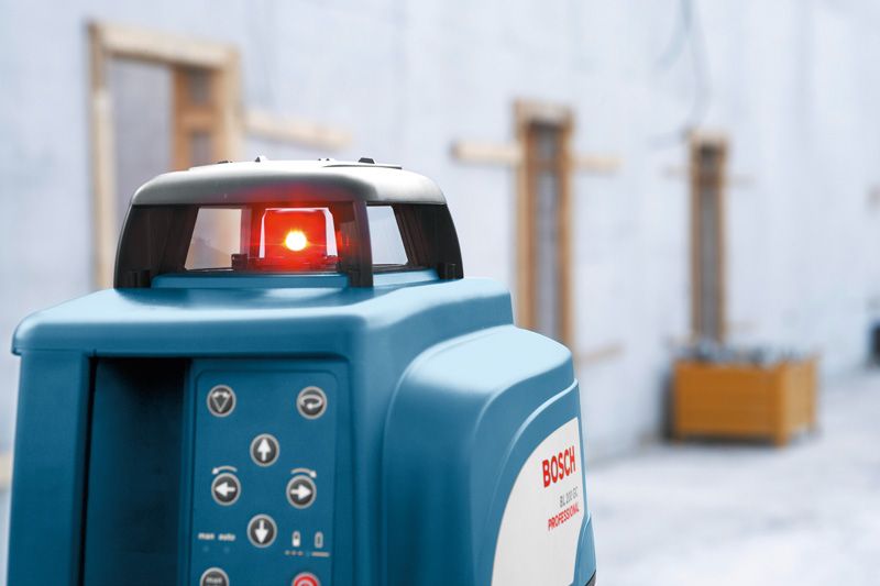 Εργαλείο ισοπέδωσης περιστροφικού λέιζερ Bosch BL 200 GC.