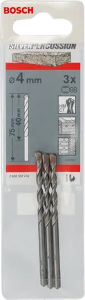 Bosch set svrdala za beton od 4 mm.